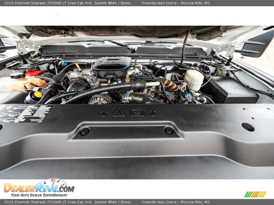 2014 Chevrolet Silverado 2500HD LT Crew Cab 4x4 Summit White / Ebony Photo #16