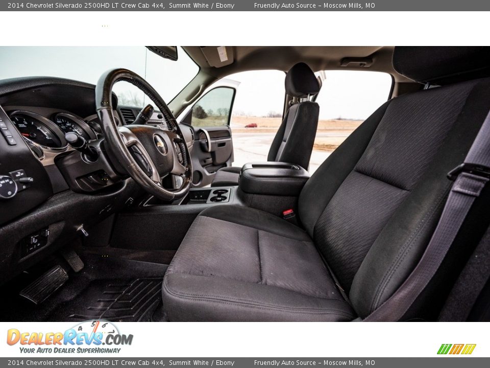 2014 Chevrolet Silverado 2500HD LT Crew Cab 4x4 Summit White / Ebony Photo #19