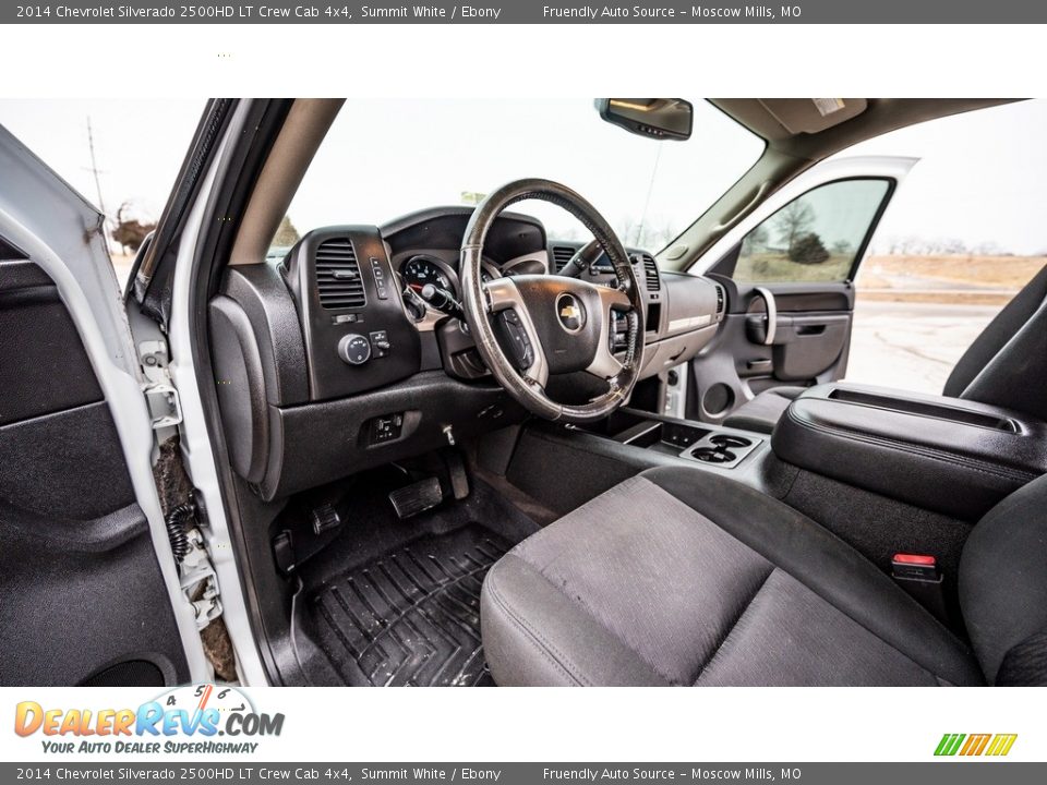 2014 Chevrolet Silverado 2500HD LT Crew Cab 4x4 Summit White / Ebony Photo #20