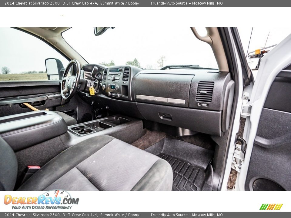 2014 Chevrolet Silverado 2500HD LT Crew Cab 4x4 Summit White / Ebony Photo #23