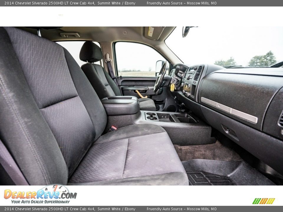 2014 Chevrolet Silverado 2500HD LT Crew Cab 4x4 Summit White / Ebony Photo #24