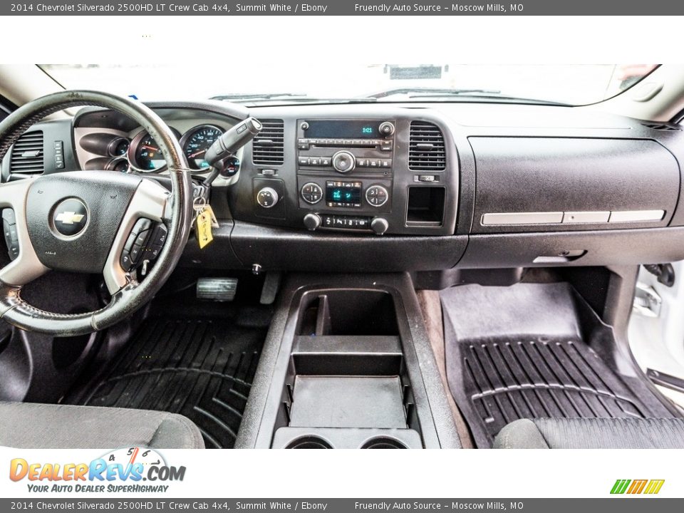 2014 Chevrolet Silverado 2500HD LT Crew Cab 4x4 Summit White / Ebony Photo #26