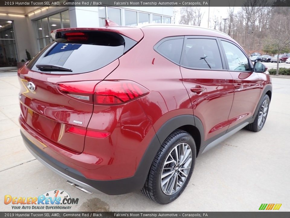 2019 Hyundai Tucson SEL AWD Gemstone Red / Black Photo #2