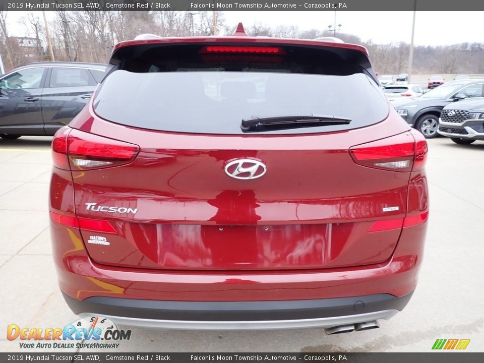 2019 Hyundai Tucson SEL AWD Gemstone Red / Black Photo #3