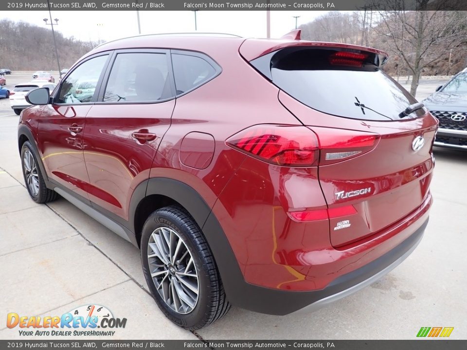 2019 Hyundai Tucson SEL AWD Gemstone Red / Black Photo #5