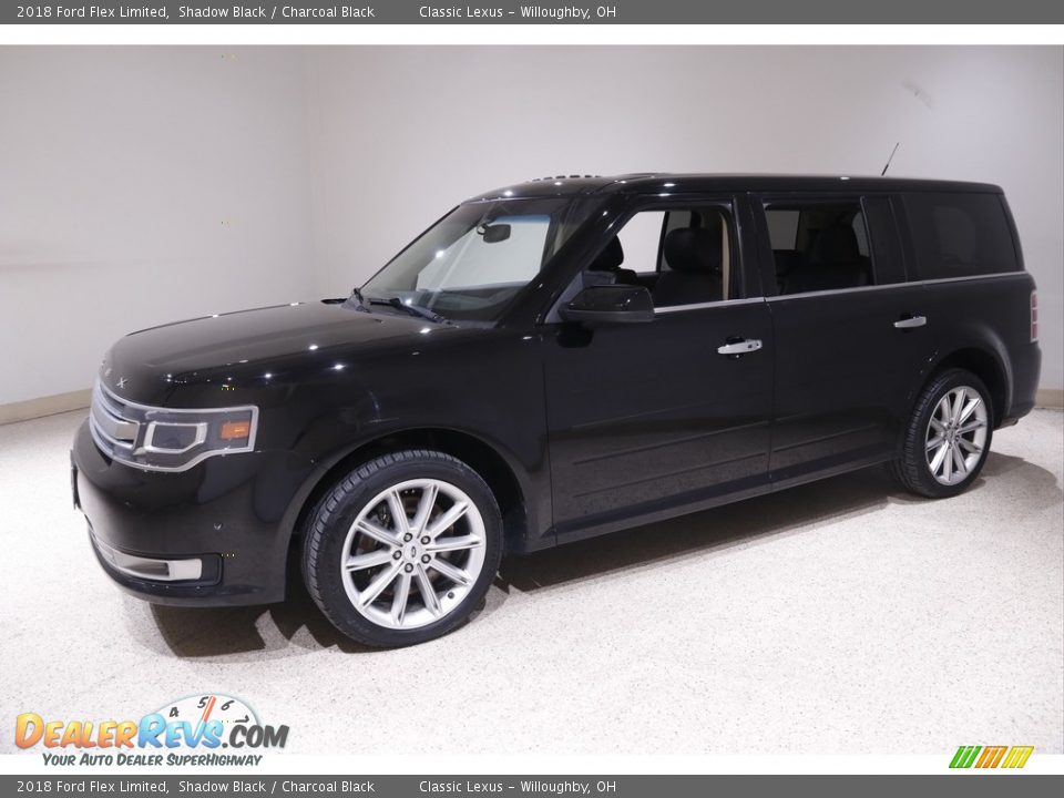 2018 Ford Flex Limited Shadow Black / Charcoal Black Photo #3