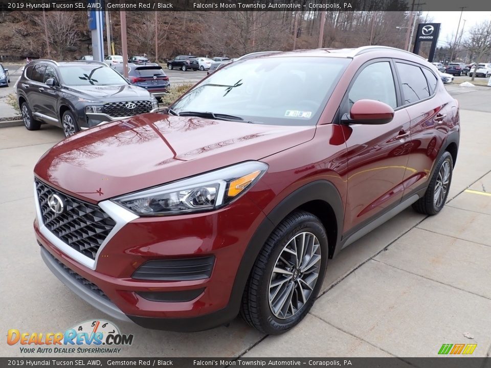 2019 Hyundai Tucson SEL AWD Gemstone Red / Black Photo #7