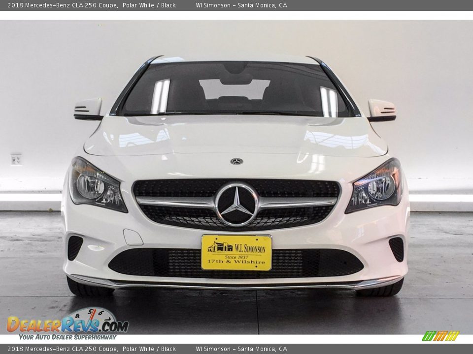 2018 Mercedes-Benz CLA 250 Coupe Polar White / Black Photo #2