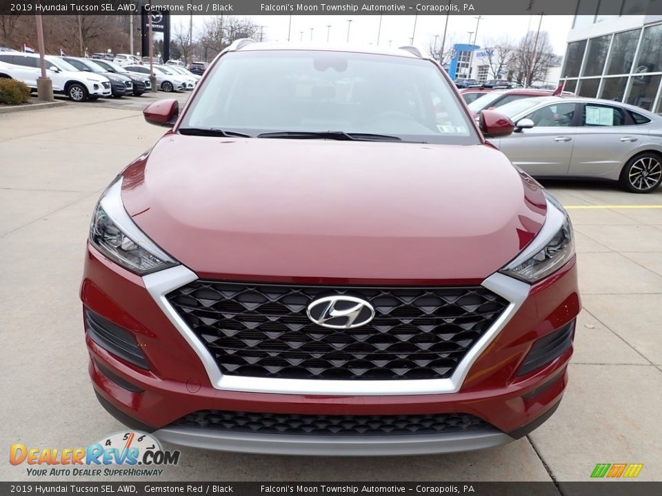 2019 Hyundai Tucson SEL AWD Gemstone Red / Black Photo #8