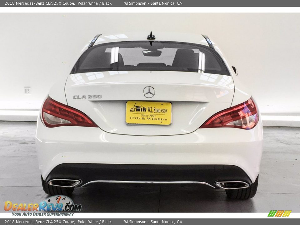 2018 Mercedes-Benz CLA 250 Coupe Polar White / Black Photo #3