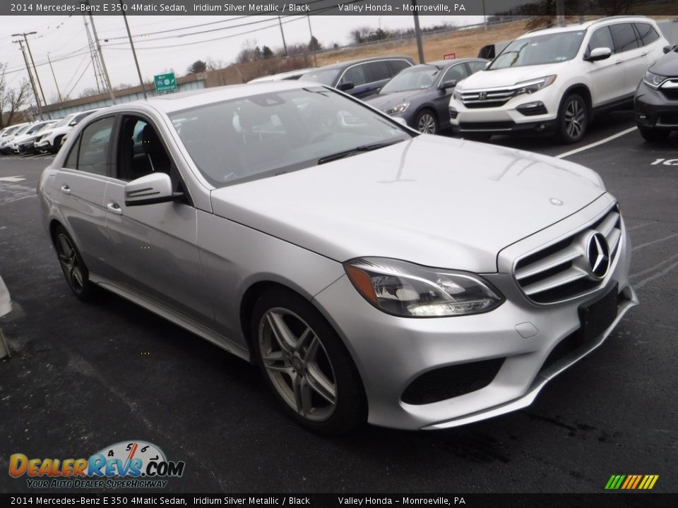 2014 Mercedes-Benz E 350 4Matic Sedan Iridium Silver Metallic / Black Photo #6