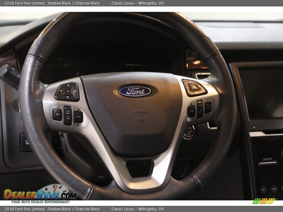 2018 Ford Flex Limited Shadow Black / Charcoal Black Photo #7