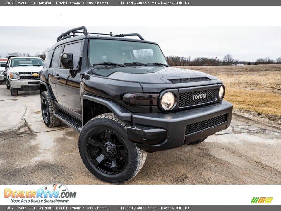 2007 Toyota FJ Cruiser 4WD Black Diamond / Dark Charcoal Photo #1