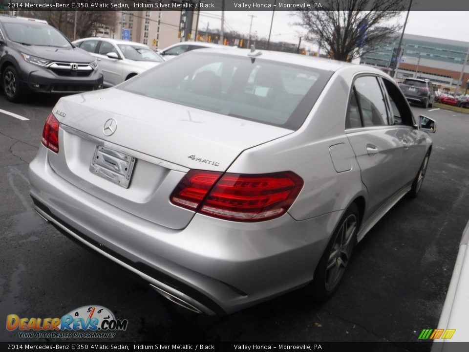 2014 Mercedes-Benz E 350 4Matic Sedan Iridium Silver Metallic / Black Photo #7