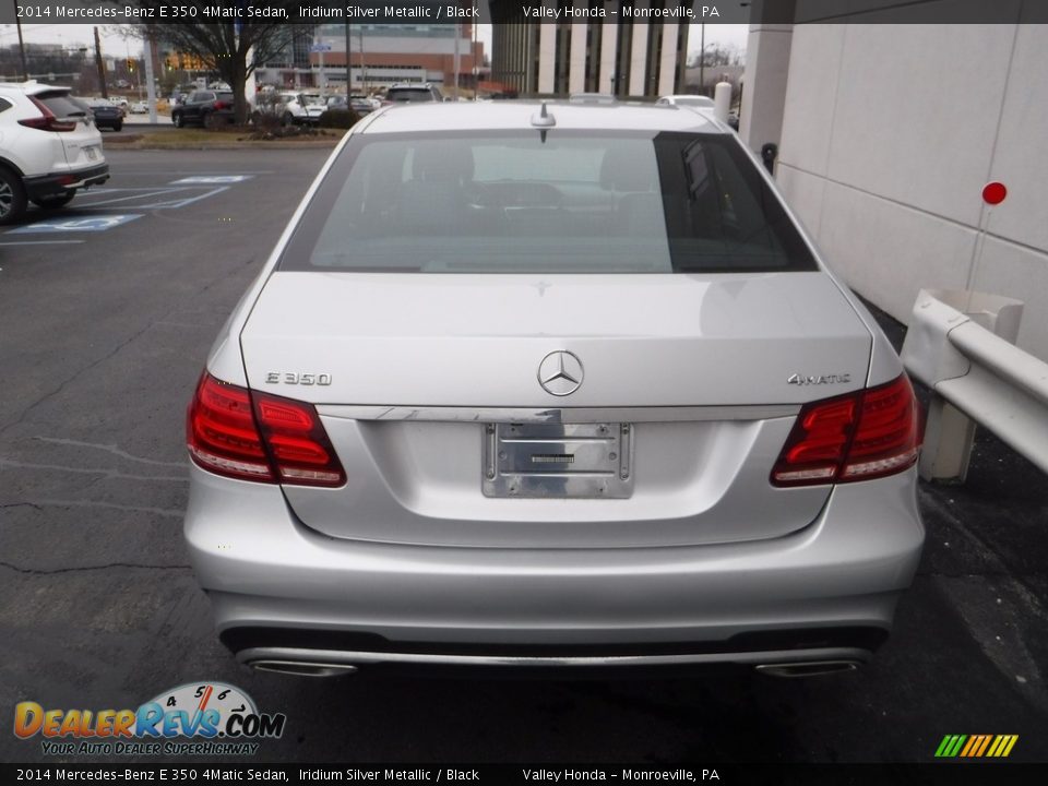 2014 Mercedes-Benz E 350 4Matic Sedan Iridium Silver Metallic / Black Photo #9