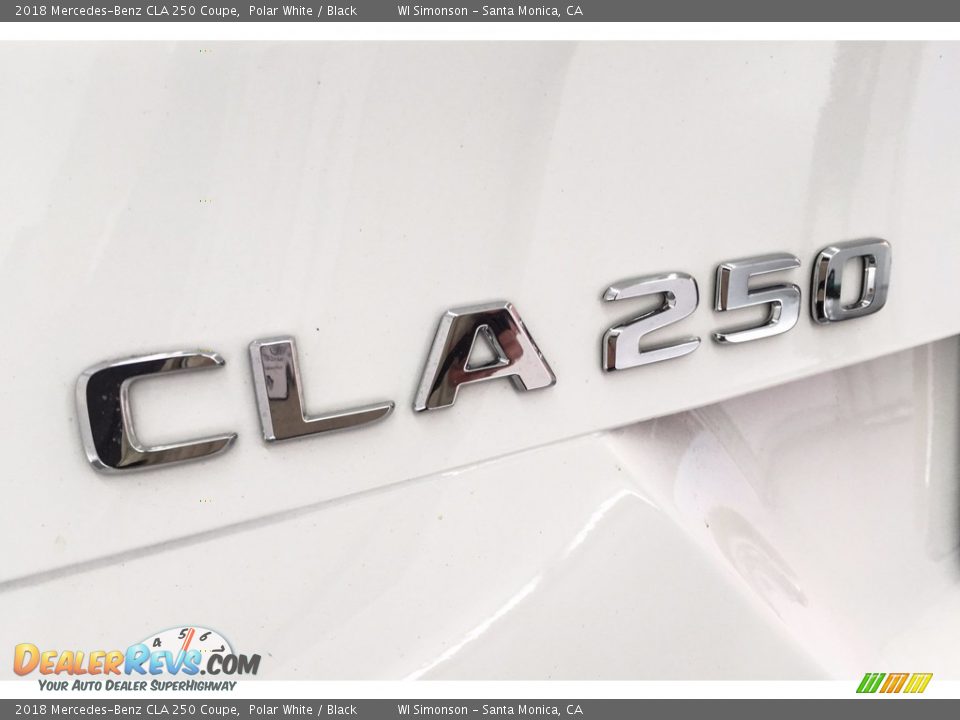 2018 Mercedes-Benz CLA 250 Coupe Polar White / Black Photo #7