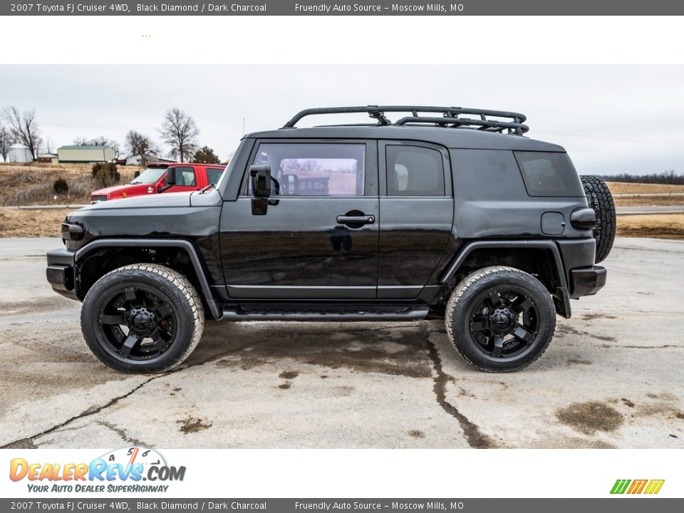 2007 Toyota FJ Cruiser 4WD Black Diamond / Dark Charcoal Photo #7