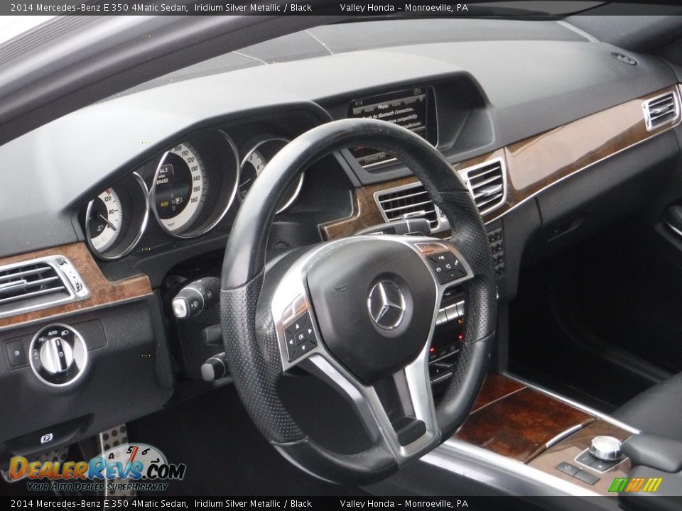2014 Mercedes-Benz E 350 4Matic Sedan Iridium Silver Metallic / Black Photo #13