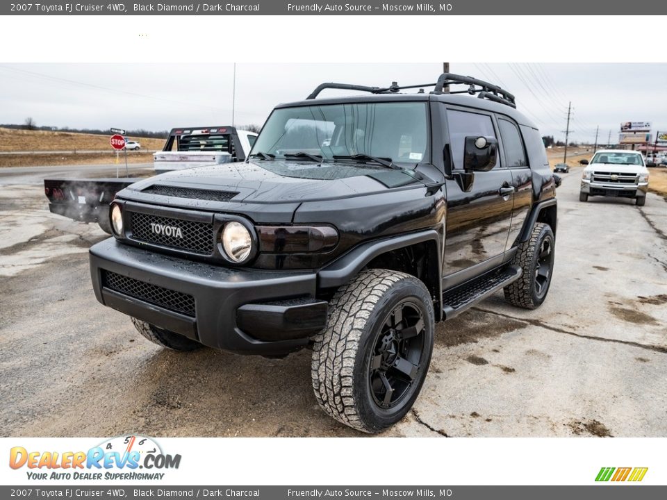 2007 Toyota FJ Cruiser 4WD Black Diamond / Dark Charcoal Photo #8