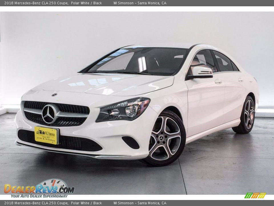 2018 Mercedes-Benz CLA 250 Coupe Polar White / Black Photo #12