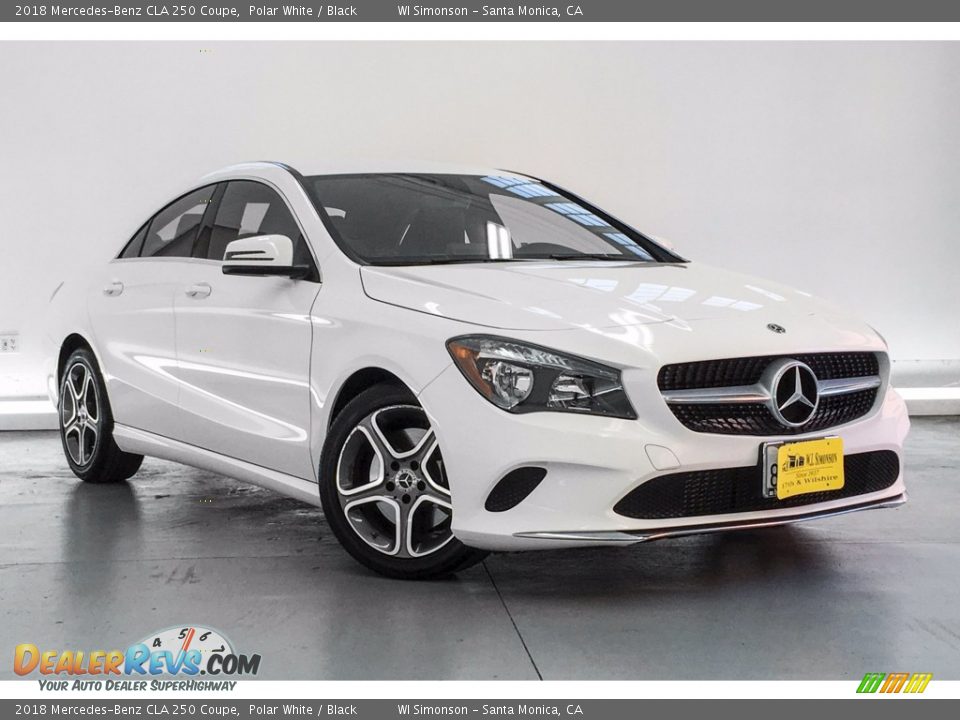 2018 Mercedes-Benz CLA 250 Coupe Polar White / Black Photo #14