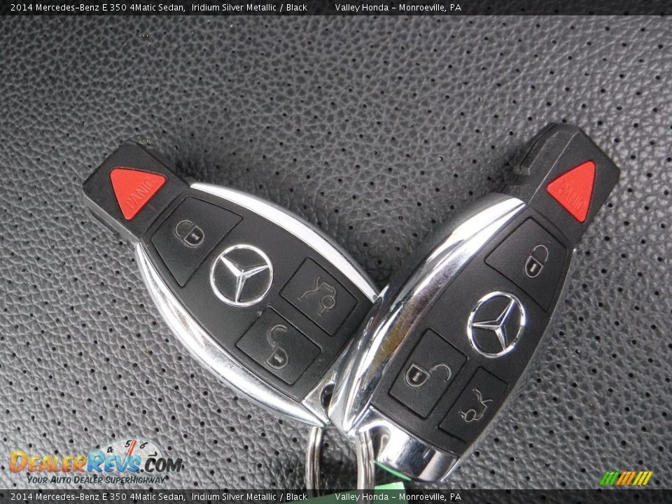 2014 Mercedes-Benz E 350 4Matic Sedan Iridium Silver Metallic / Black Photo #30