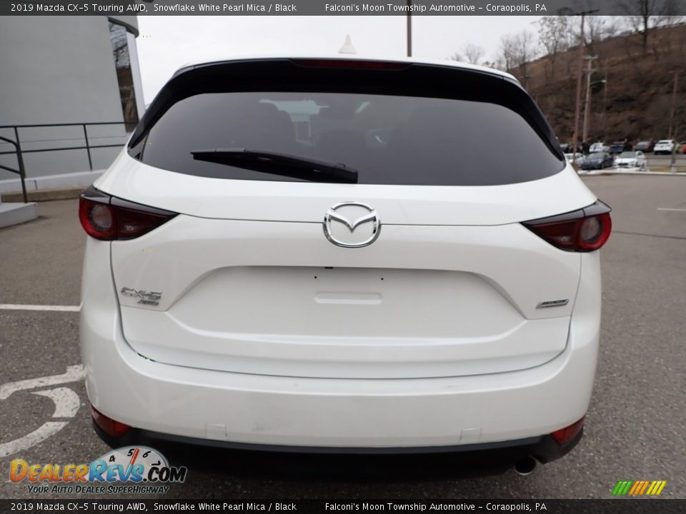 2019 Mazda CX-5 Touring AWD Snowflake White Pearl Mica / Black Photo #3