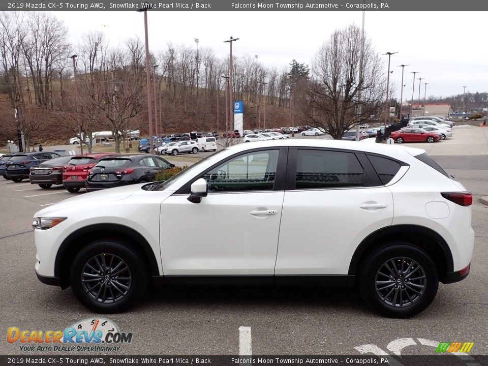 2019 Mazda CX-5 Touring AWD Snowflake White Pearl Mica / Black Photo #6