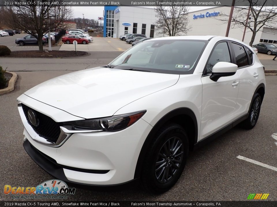 2019 Mazda CX-5 Touring AWD Snowflake White Pearl Mica / Black Photo #7