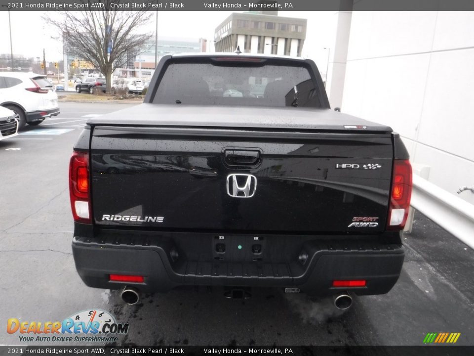 2021 Honda Ridgeline Sport AWD Crystal Black Pearl / Black Photo #10