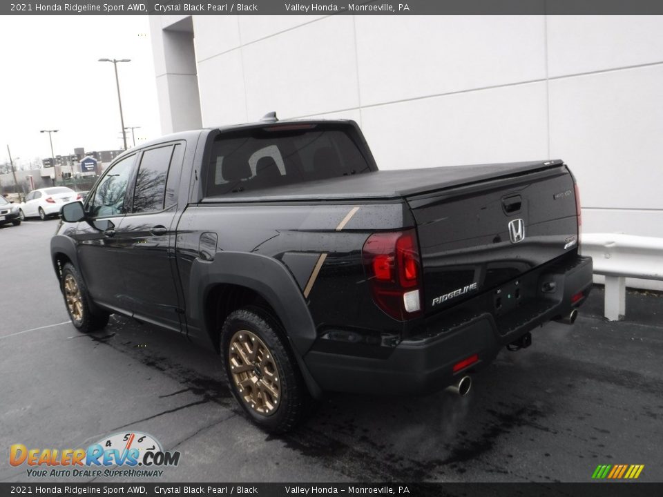 2021 Honda Ridgeline Sport AWD Crystal Black Pearl / Black Photo #11