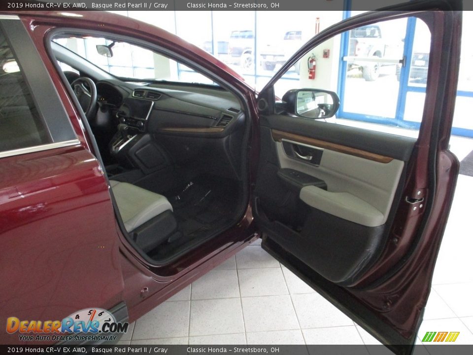 2019 Honda CR-V EX AWD Basque Red Pearl II / Gray Photo #16