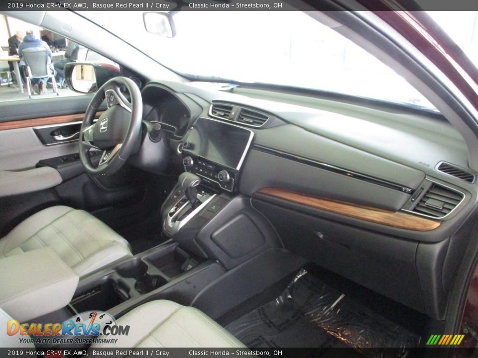 2019 Honda CR-V EX AWD Basque Red Pearl II / Gray Photo #19