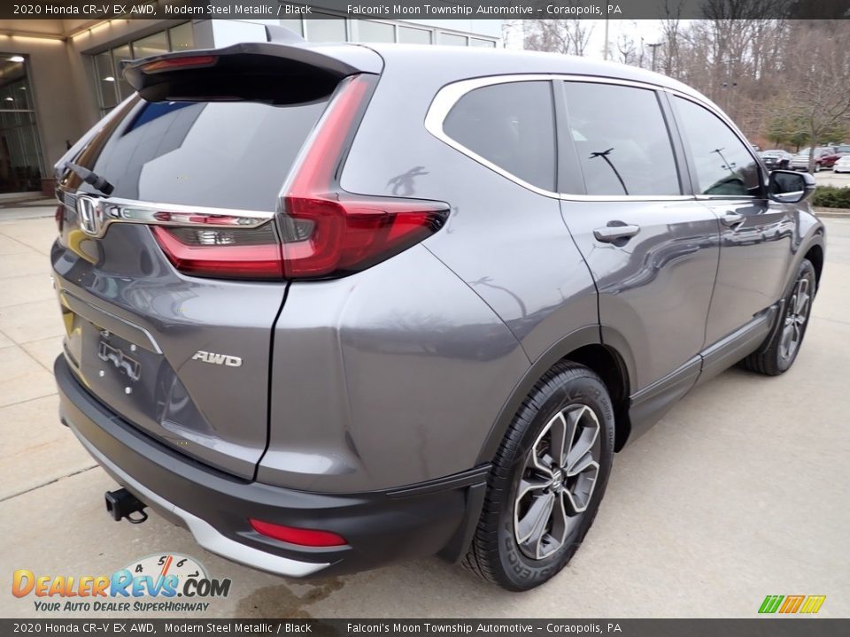 2020 Honda CR-V EX AWD Modern Steel Metallic / Black Photo #2