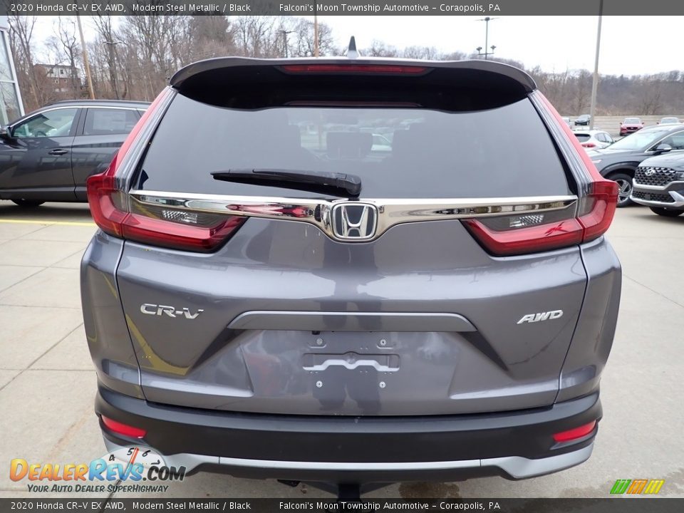 2020 Honda CR-V EX AWD Modern Steel Metallic / Black Photo #3