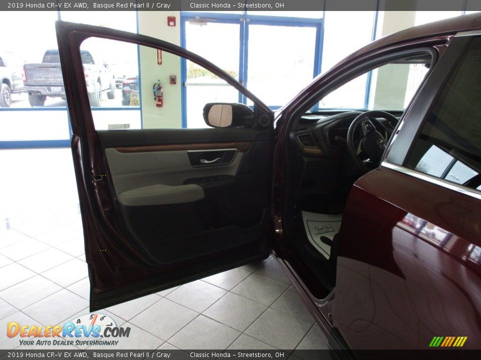 2019 Honda CR-V EX AWD Basque Red Pearl II / Gray Photo #26