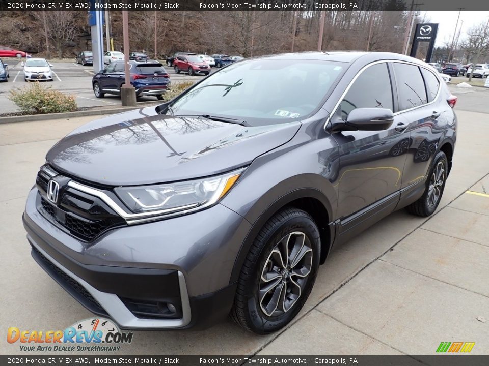 2020 Honda CR-V EX AWD Modern Steel Metallic / Black Photo #7