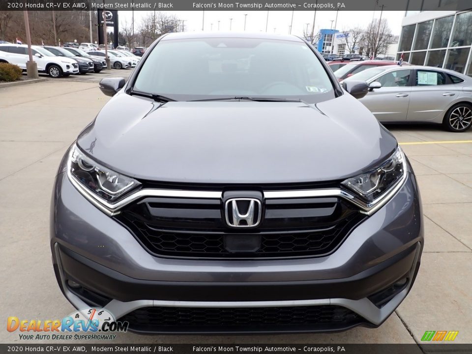 2020 Honda CR-V EX AWD Modern Steel Metallic / Black Photo #8