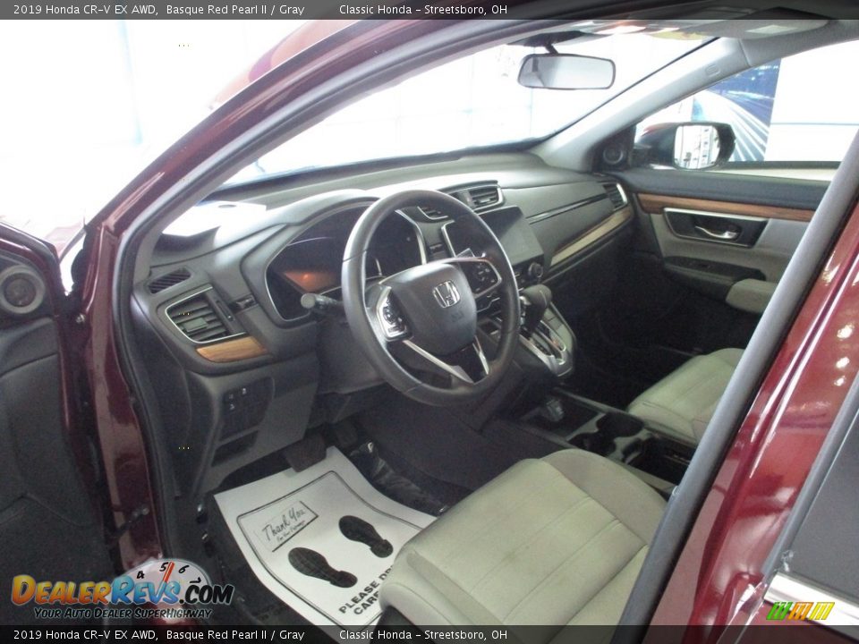 2019 Honda CR-V EX AWD Basque Red Pearl II / Gray Photo #29
