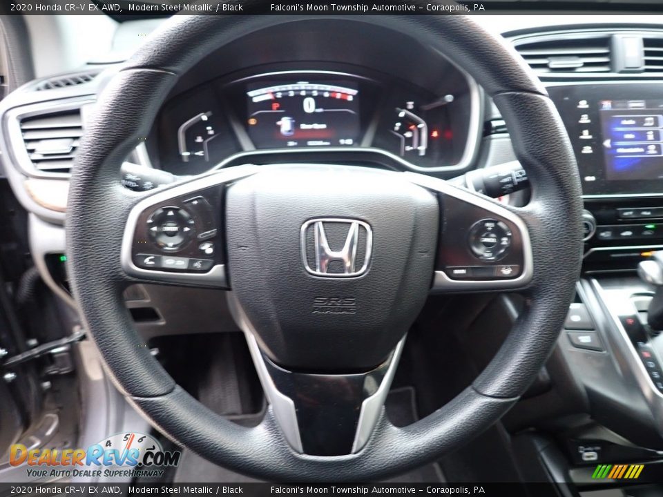 2020 Honda CR-V EX AWD Modern Steel Metallic / Black Photo #25