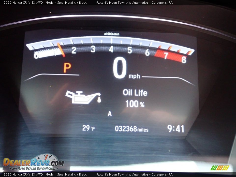 2020 Honda CR-V EX AWD Modern Steel Metallic / Black Photo #29