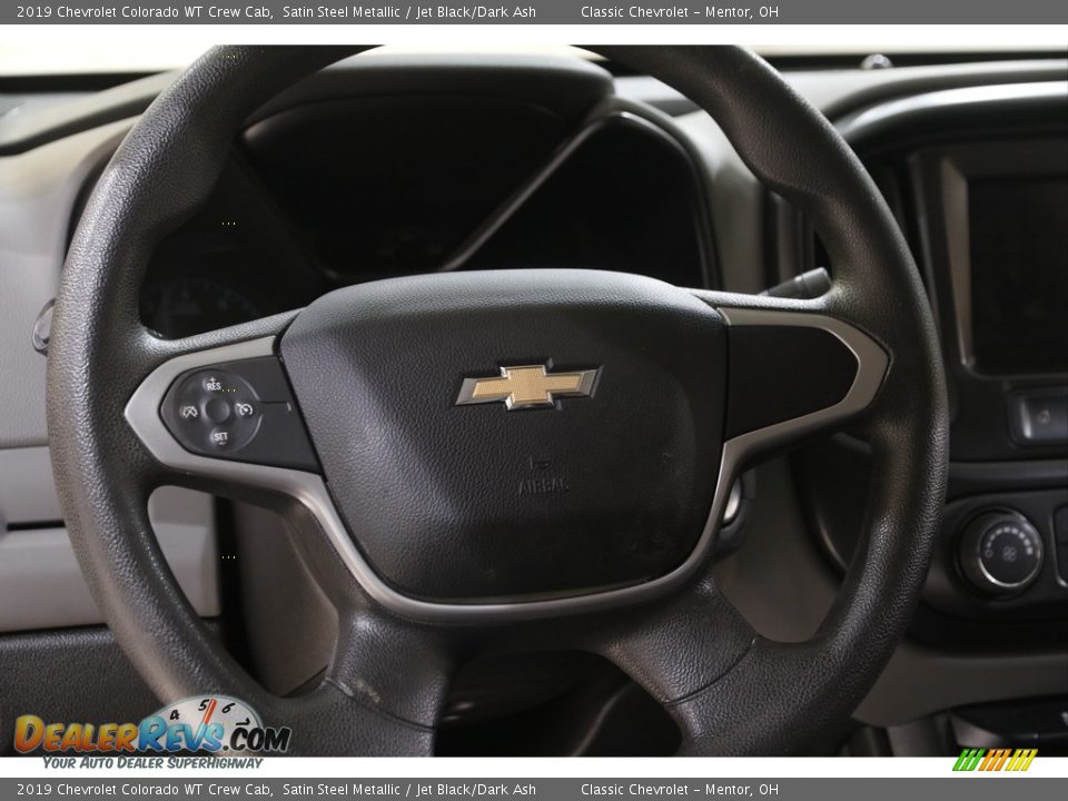 2019 Chevrolet Colorado WT Crew Cab Satin Steel Metallic / Jet Black/Dark Ash Photo #7