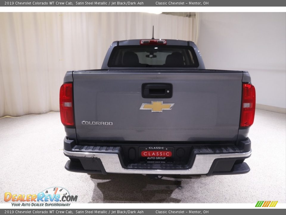 2019 Chevrolet Colorado WT Crew Cab Satin Steel Metallic / Jet Black/Dark Ash Photo #16