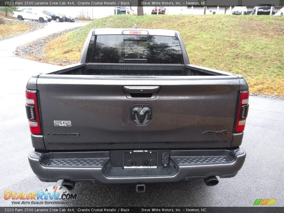 2020 Ram 1500 Laramie Crew Cab 4x4 Granite Crystal Metallic / Black Photo #7