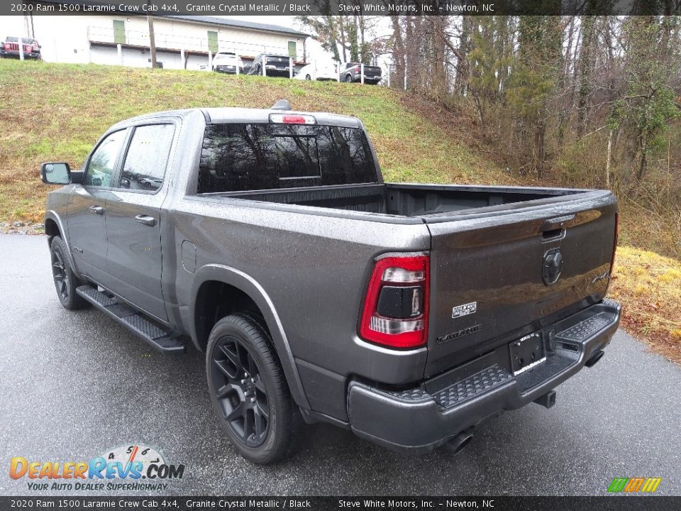 2020 Ram 1500 Laramie Crew Cab 4x4 Granite Crystal Metallic / Black Photo #9