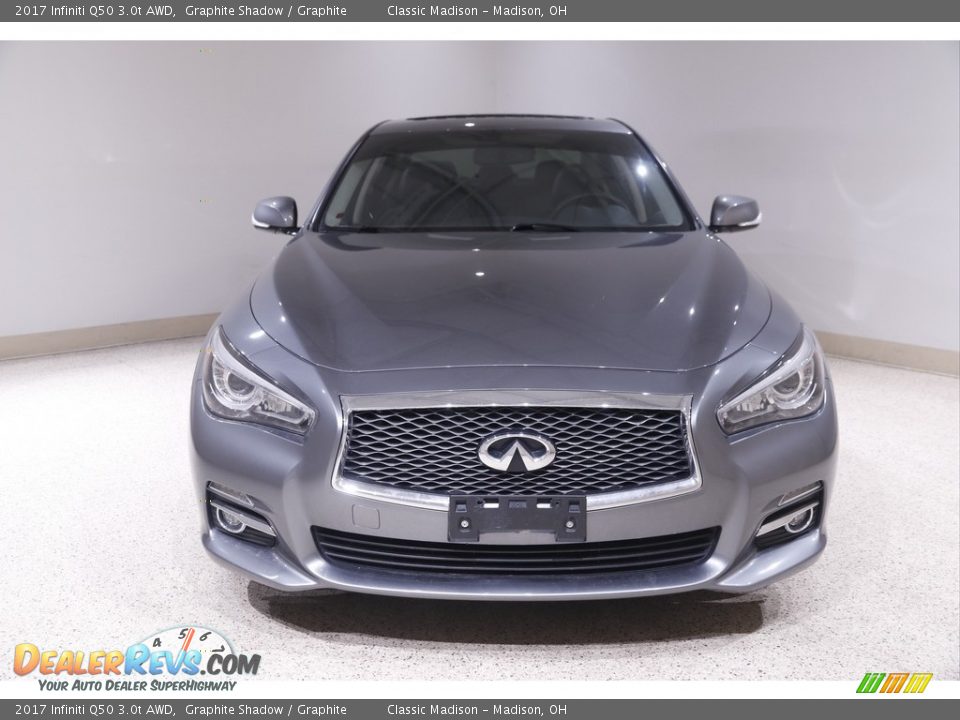 2017 Infiniti Q50 3.0t AWD Graphite Shadow / Graphite Photo #2