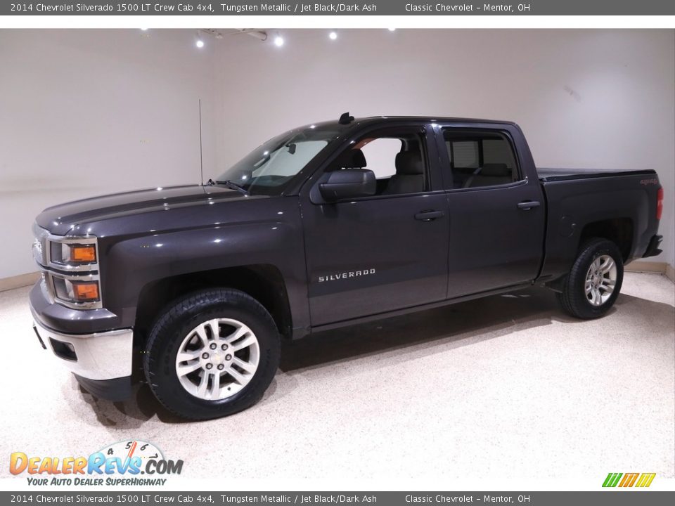 2014 Chevrolet Silverado 1500 LT Crew Cab 4x4 Tungsten Metallic / Jet Black/Dark Ash Photo #3