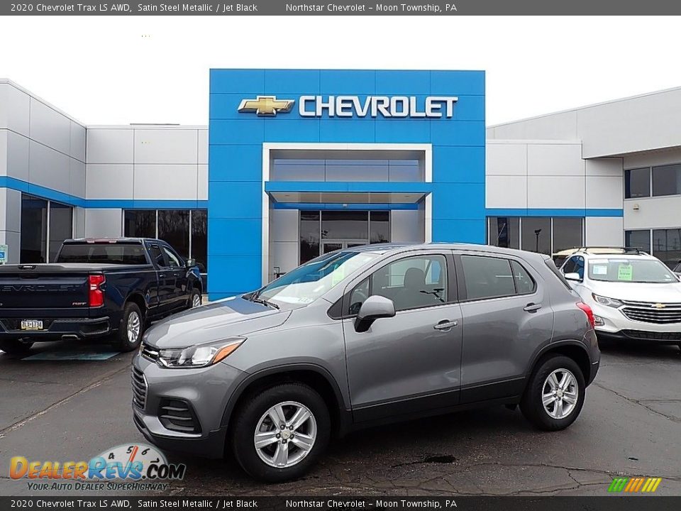 2020 Chevrolet Trax LS AWD Satin Steel Metallic / Jet Black Photo #1