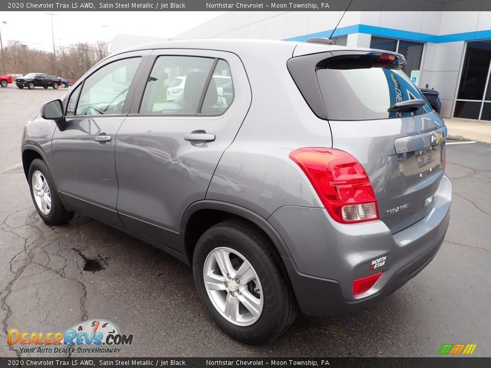 2020 Chevrolet Trax LS AWD Satin Steel Metallic / Jet Black Photo #4