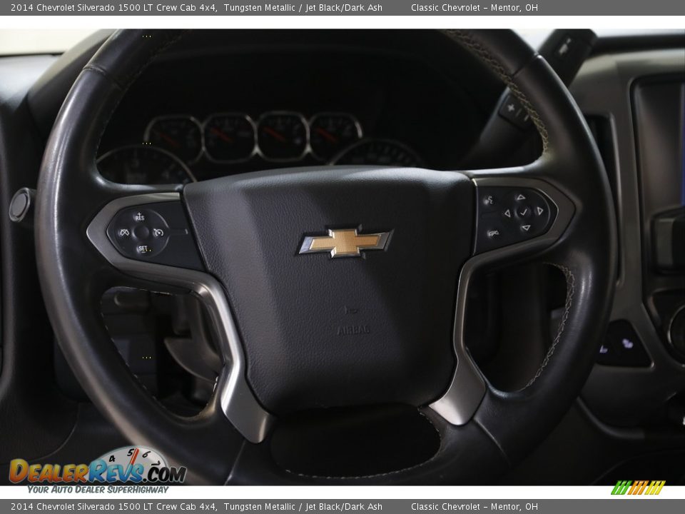 2014 Chevrolet Silverado 1500 LT Crew Cab 4x4 Tungsten Metallic / Jet Black/Dark Ash Photo #8